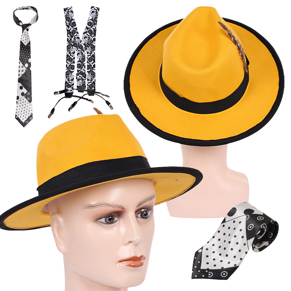 Men'S Yellow Accessories - Fantasia 1994 Jim Movie Mask Stanley
