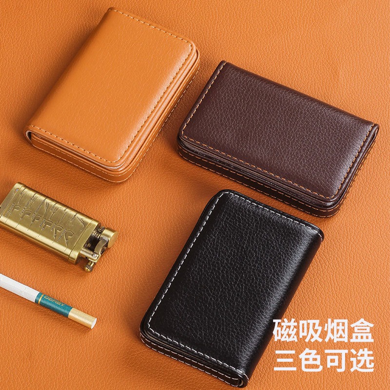 Men'S Accessories Holder - Portable For 8mm Cigarette case PU