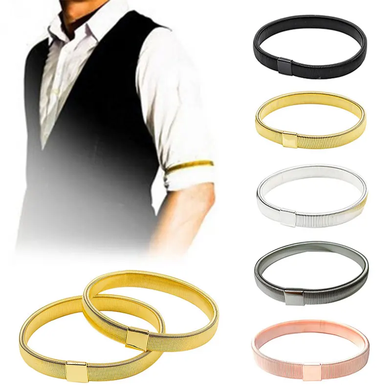 2pcs Men Elasticated Arm Band  - огляд і ціна Men'S Accessories Holder