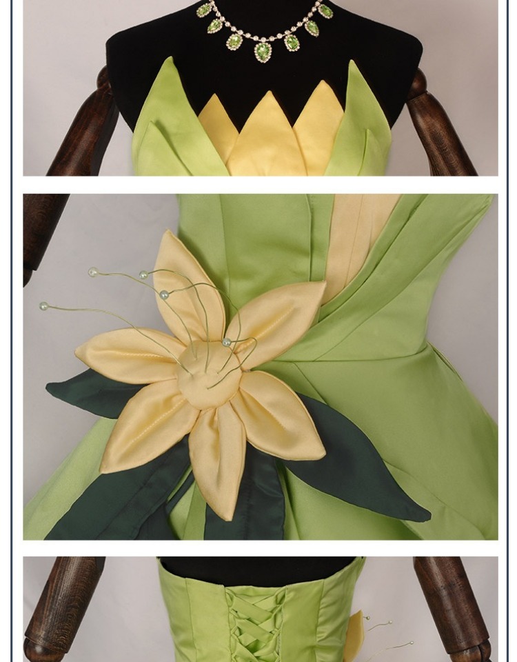 Princess Tiana Dress Cosplay C - огляд і ціна Men Accessories Pack