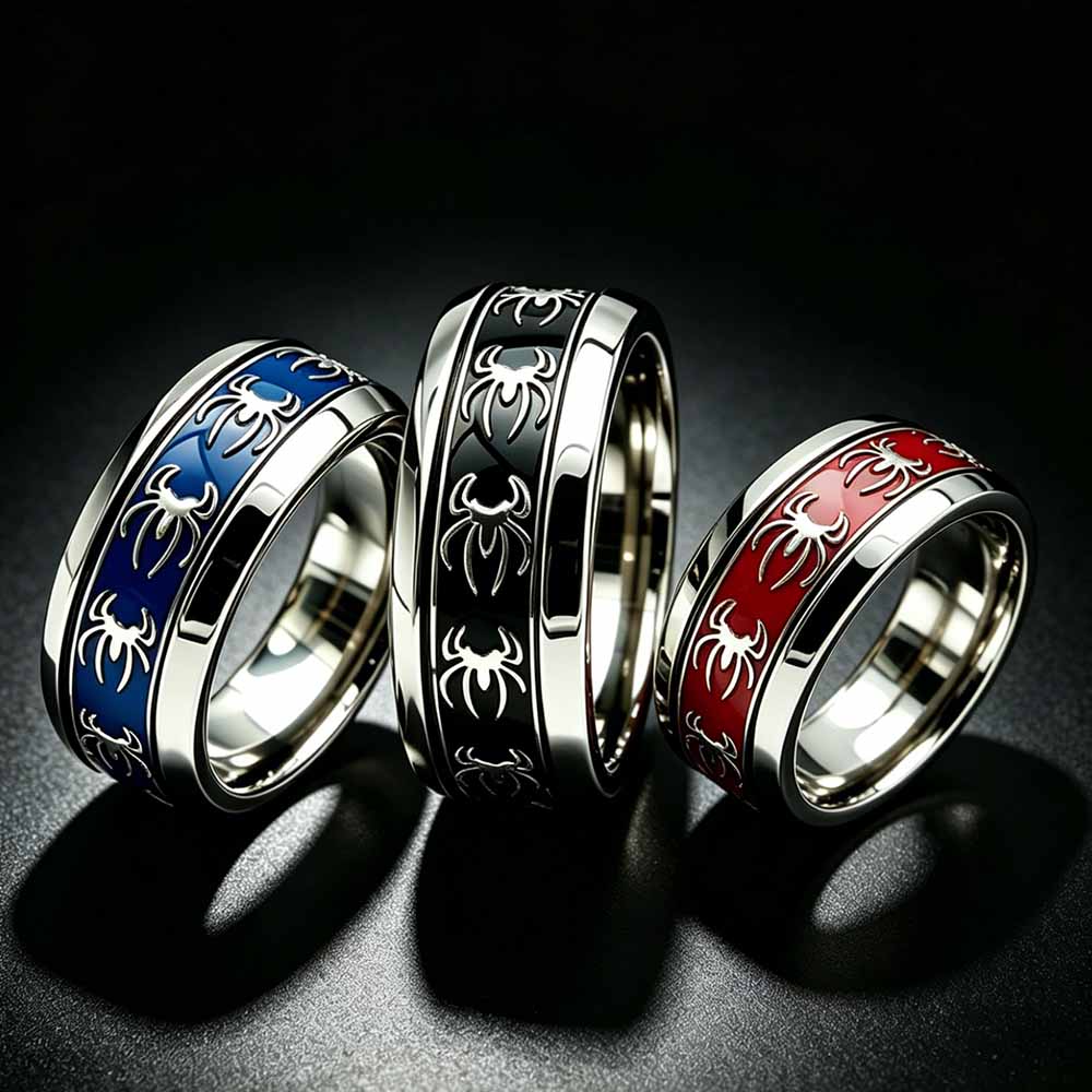New Vintage Punk Spider Ring 3 - огляд і ціна Men Accessories Wholesale