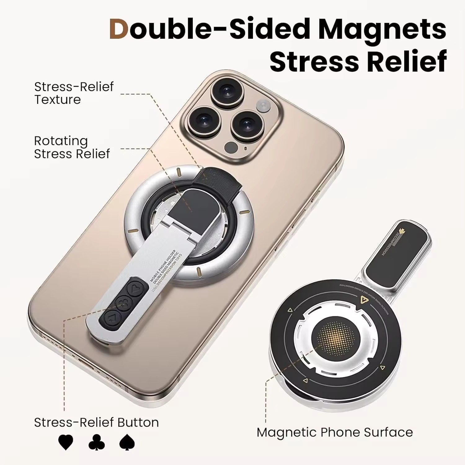 Double Sided Magnetic Finger R - огляд і ціна Men'S Accessories Holder