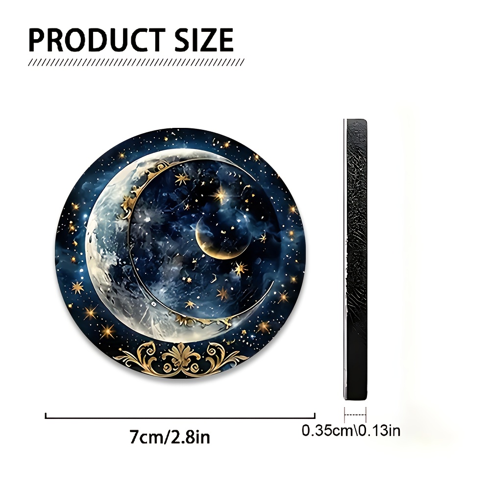 2pcs Starry Night Moon Car Cup - огляд і ціна Men'S Accessories Holder