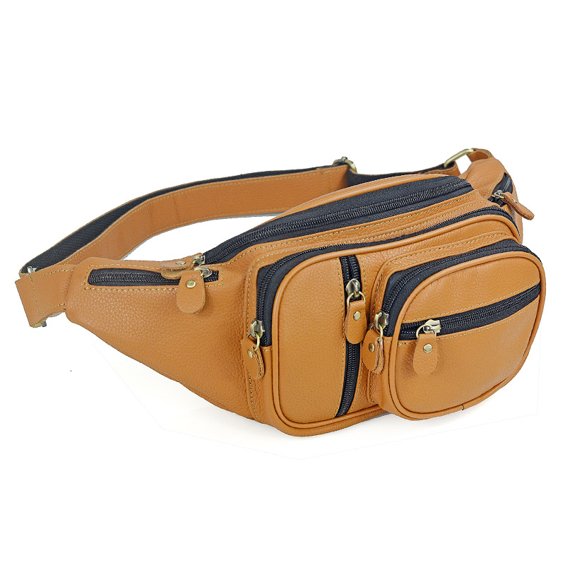 Men Genuine Leather Waist Pack - огляд і ціна Men Accessories Pack