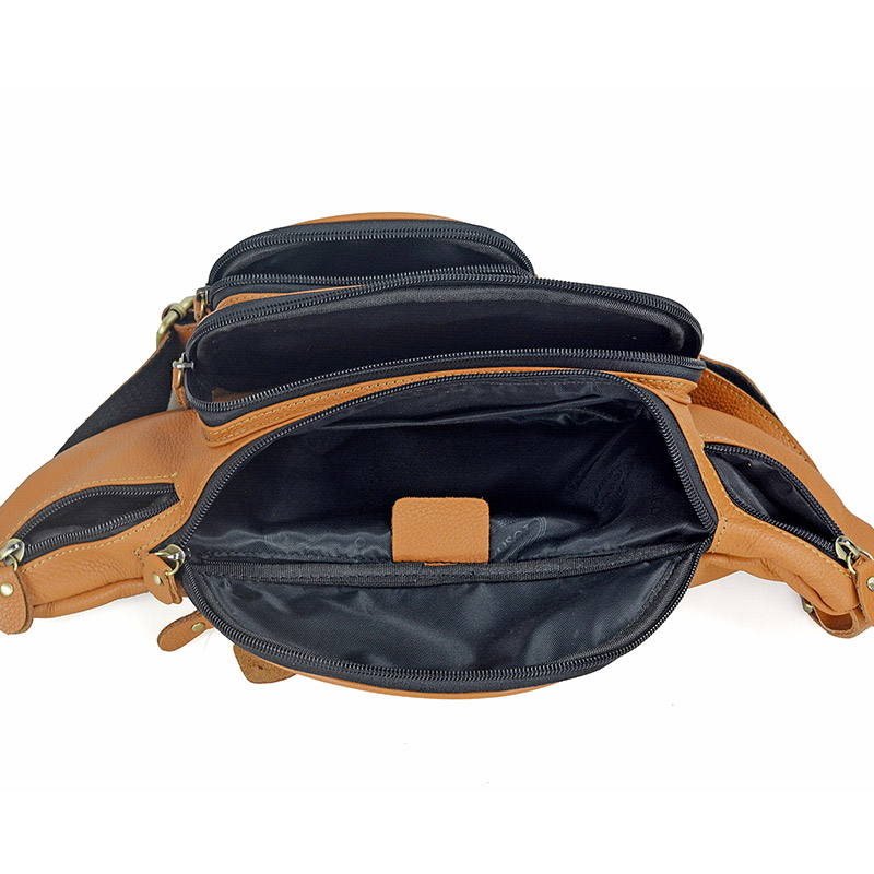 Men Genuine Leather Waist Pack - огляд і ціна Men Accessories Pack