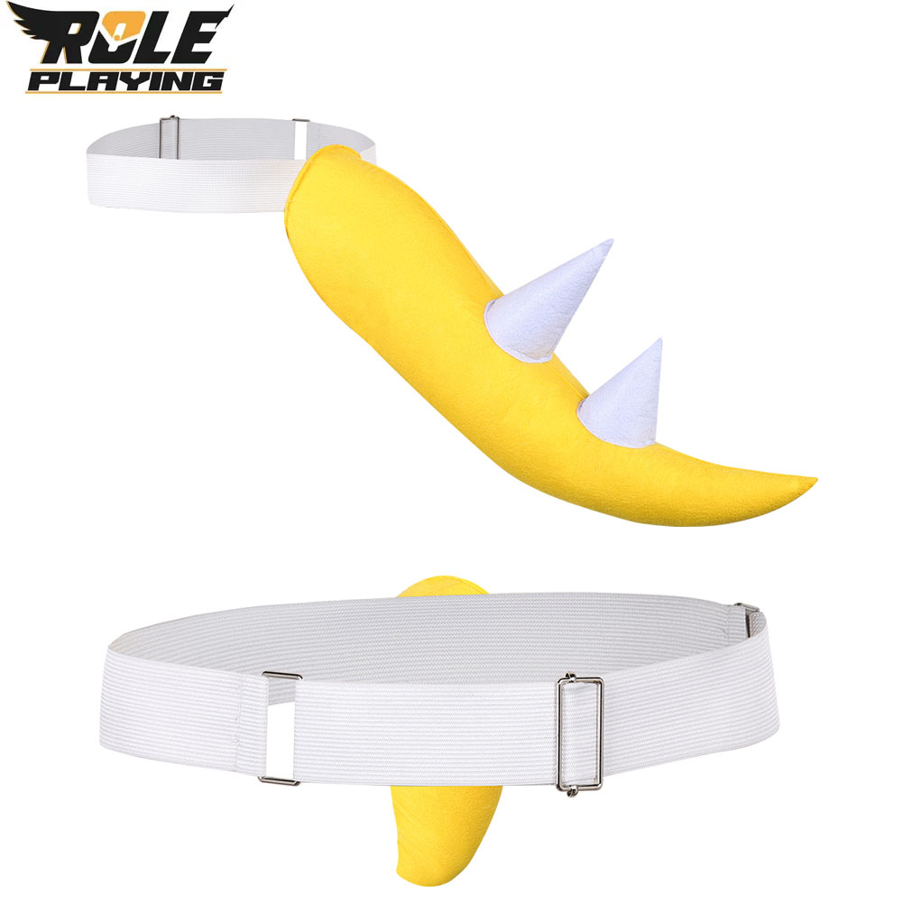 Bowser Jr Cosplay Yellow Tail  - огляд і ціна Men'S Yellow Accessories