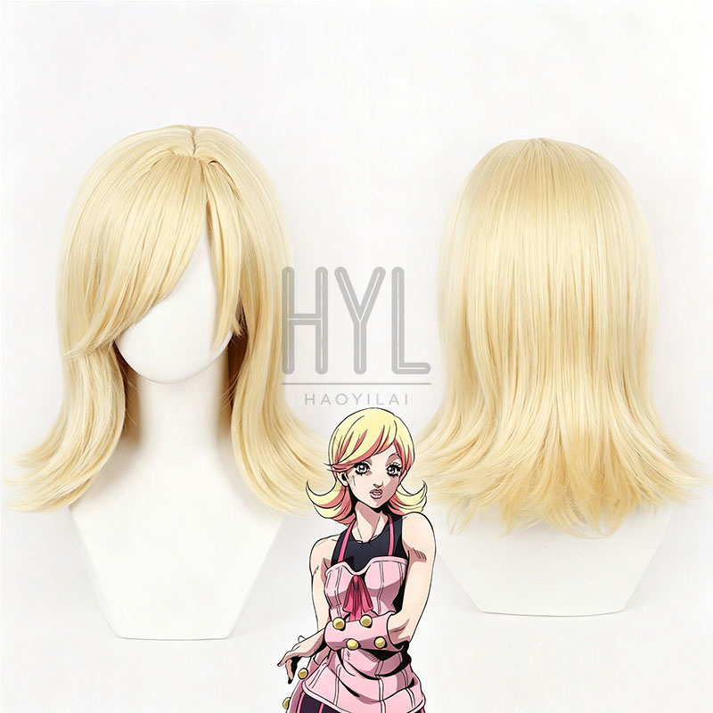 Anime JOJO Lucy Steel Cosplay  - огляд і ціна Men'S Yellow Accessories
