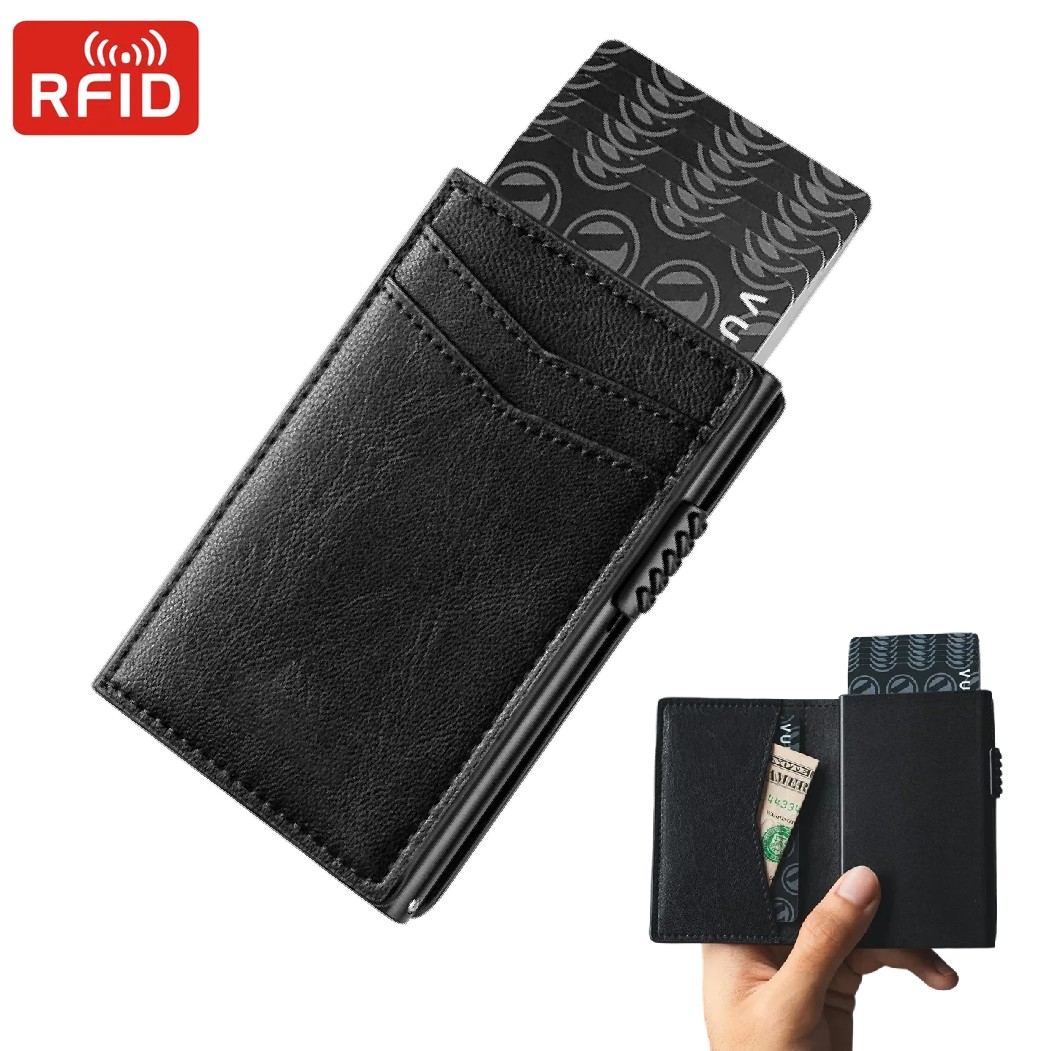 Mens Minimalist Wallet Luxury  - огляд і ціна Card Case Minimalist