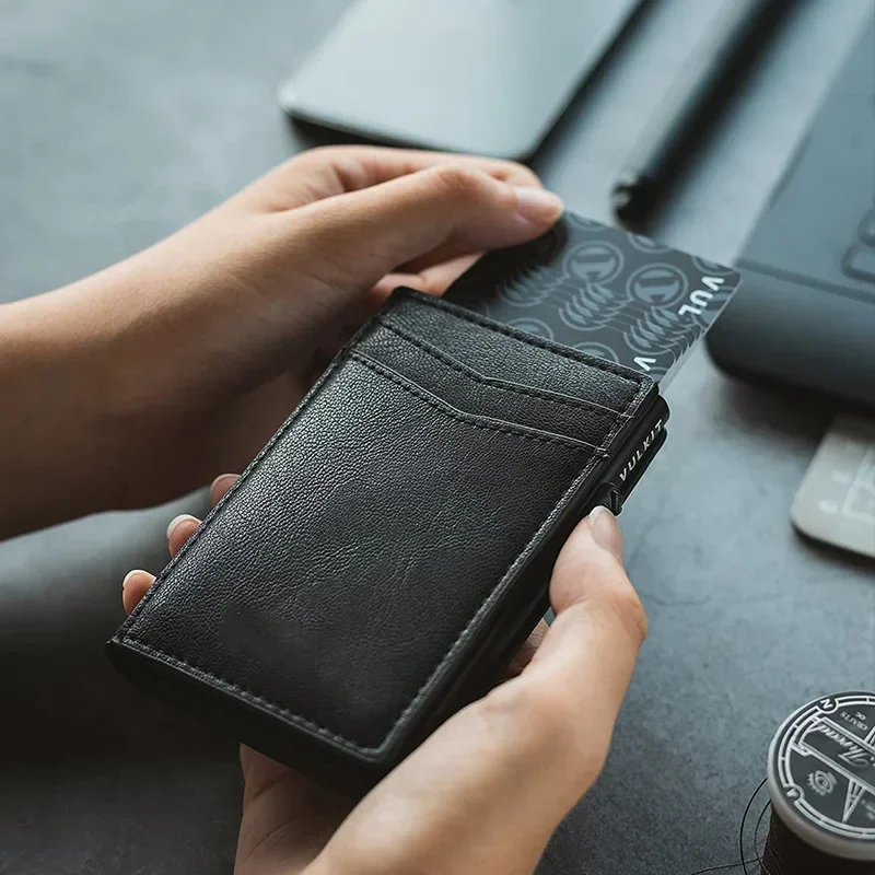Mens Minimalist Wallet Luxury  - огляд і ціна Card Case Minimalist