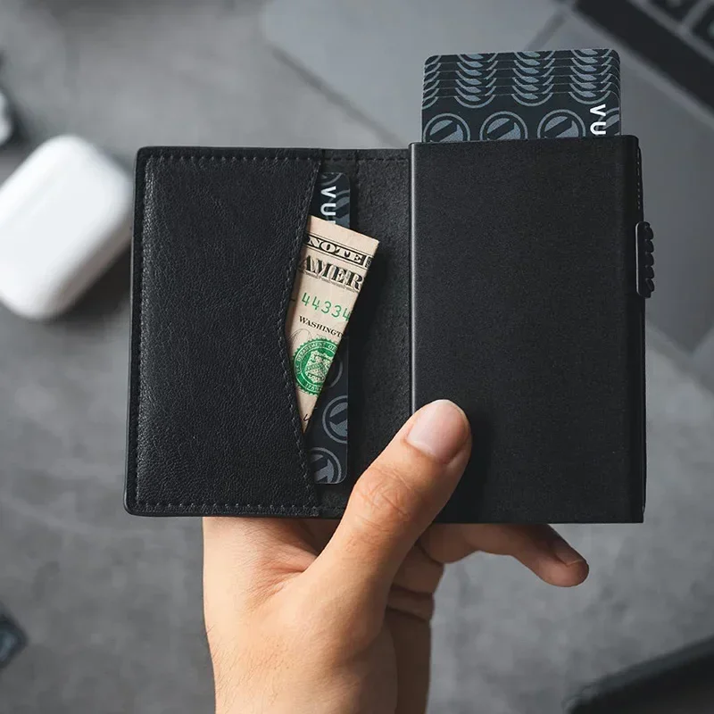 Mens Minimalist Wallet Luxury  - огляд і ціна Card Case Minimalist