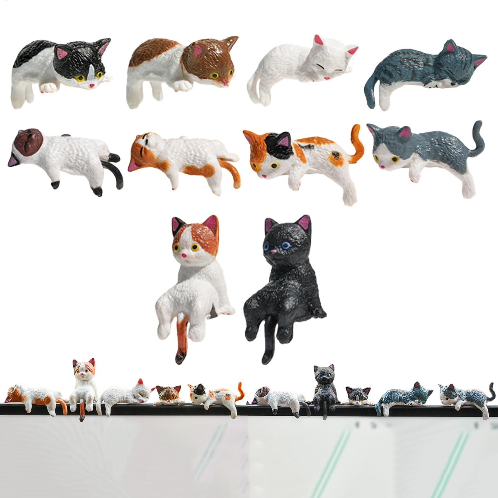 10pcs Cute Mini Cat Ornament C - огляд і ціна Men Accessories India