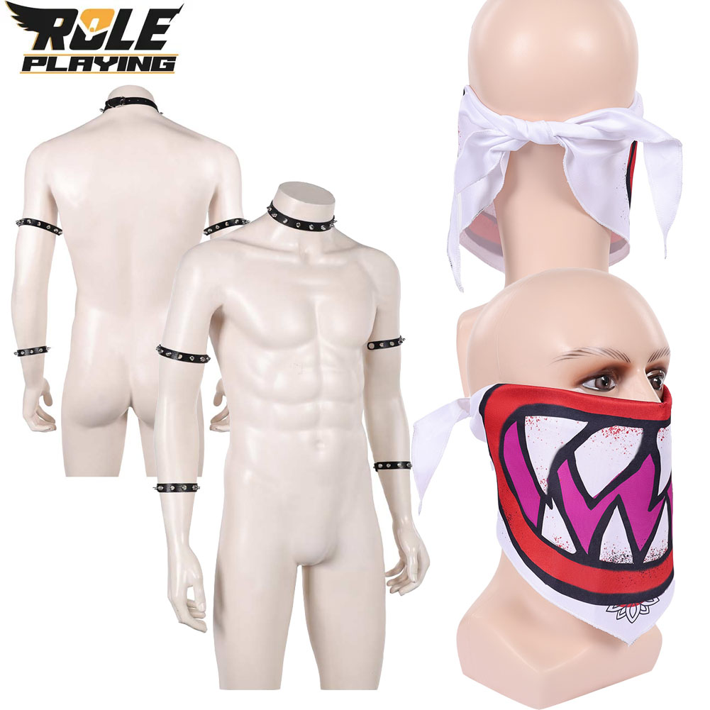 Bowser Jr Cosplay Scarf Mask B - огляд і ціна Men Accessories Pack