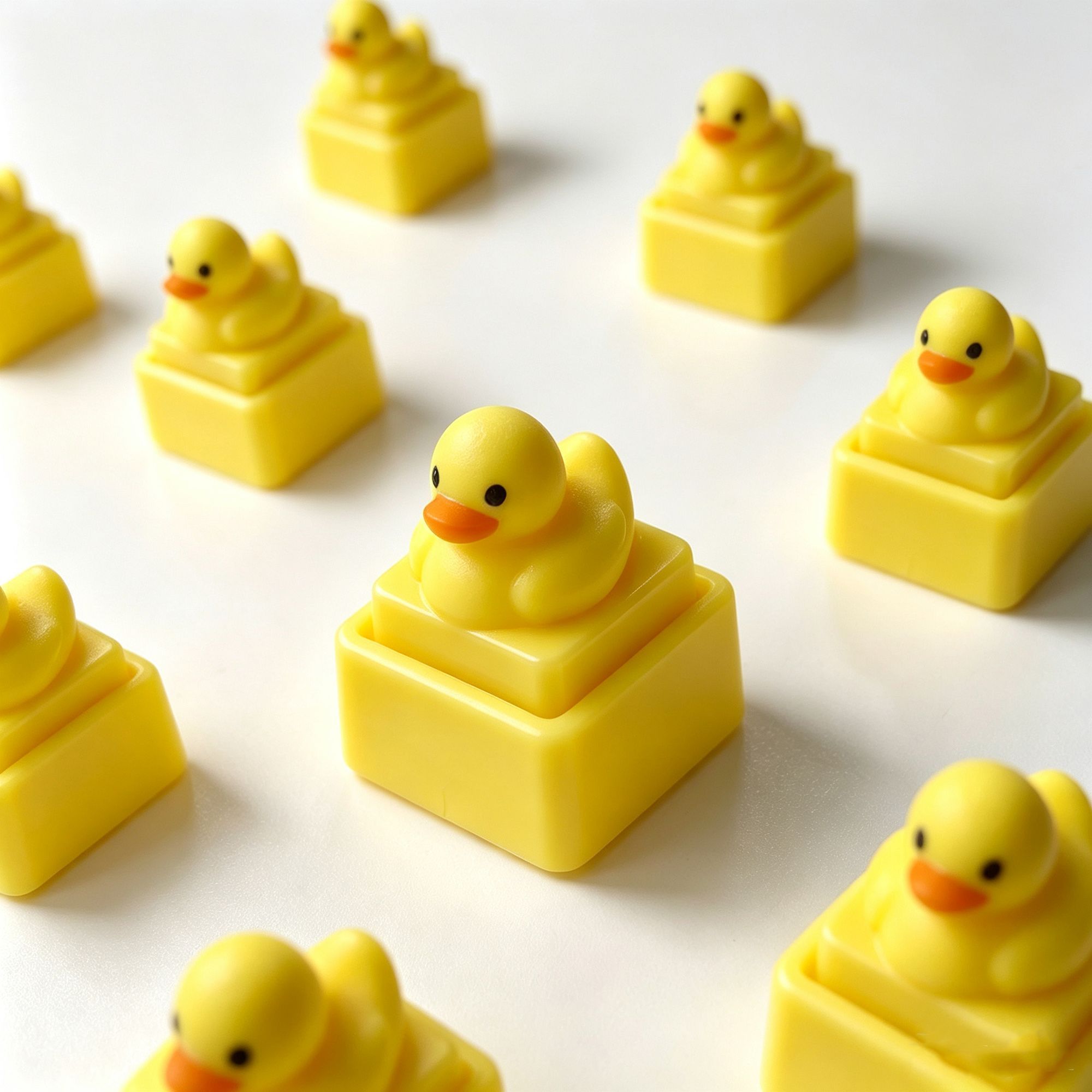 Cute Yellow Duck Press Keychai - огляд і ціна Men'S Yellow Accessories