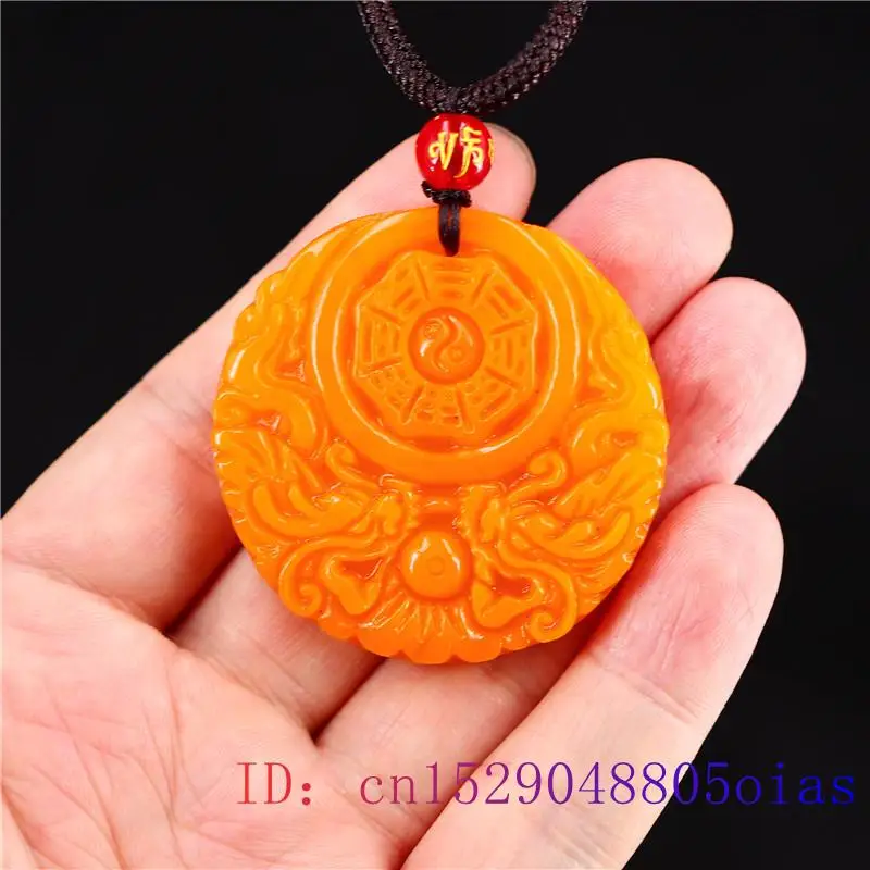Yellow Jade Dragon Pendant Gif - огляд і ціна Men'S Yellow Accessories
