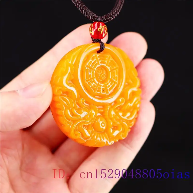 Yellow Jade Dragon Pendant Gif - огляд і ціна Men'S Yellow Accessories