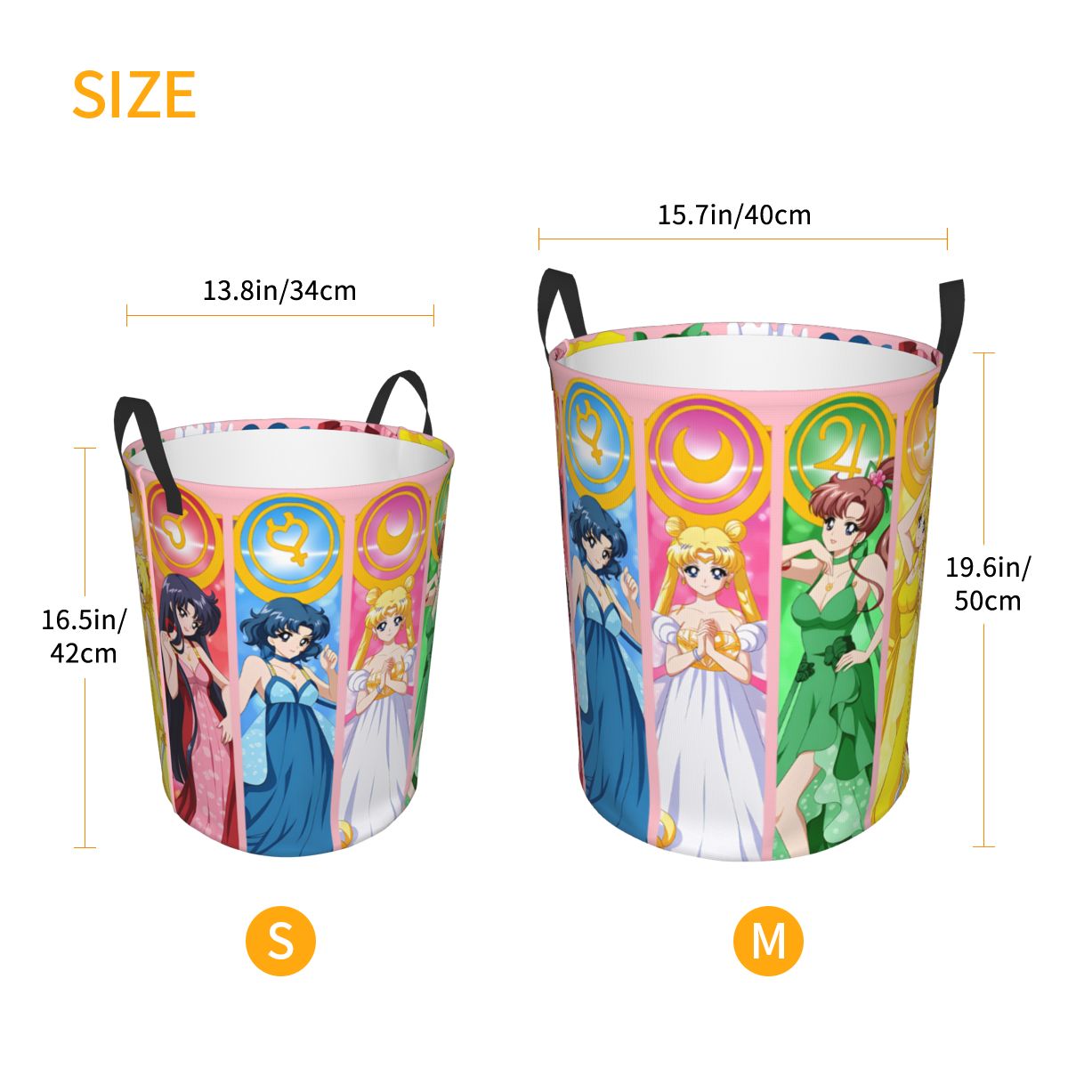 Sailor Moon Mars Venus Laundry - огляд і ціна Men Accessories Hamper