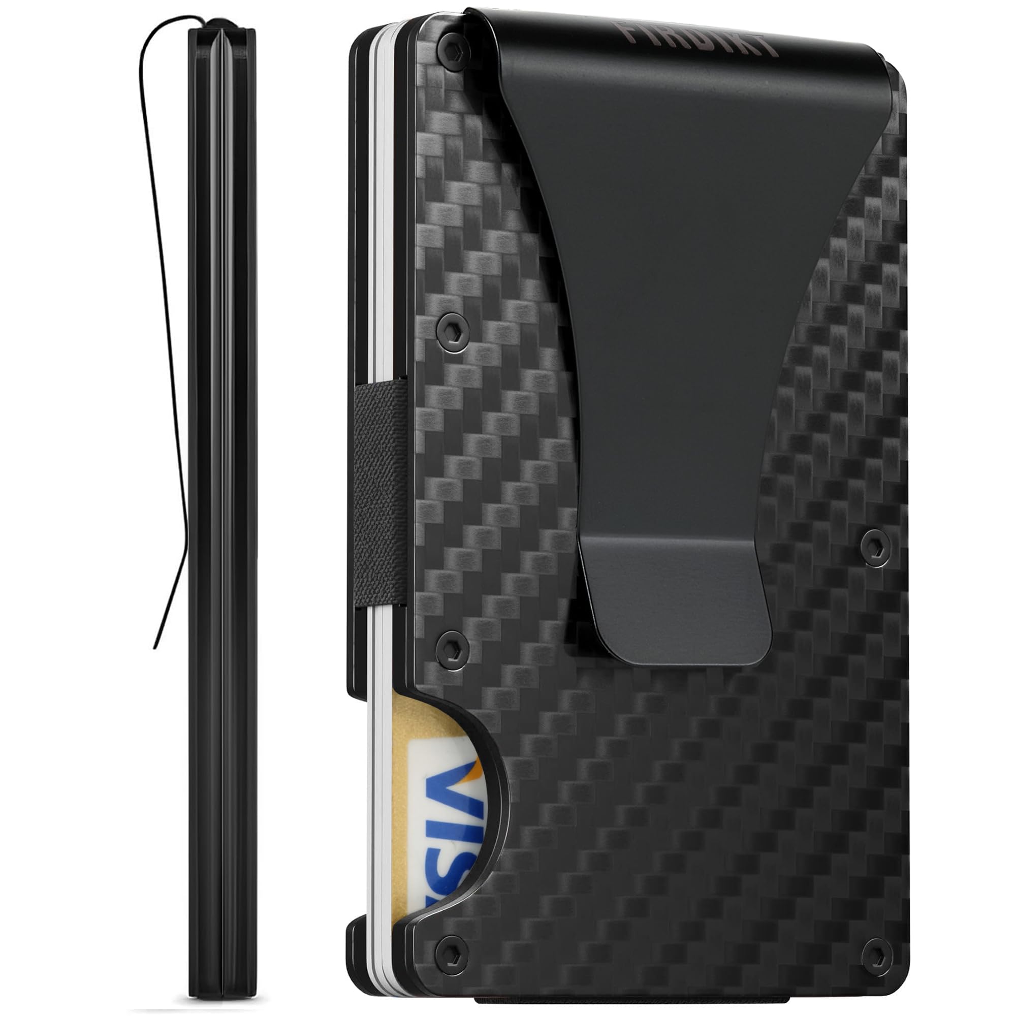 Carbon Fiber Wallet, Metal Mon - огляд і ціна Card Case Minimalist