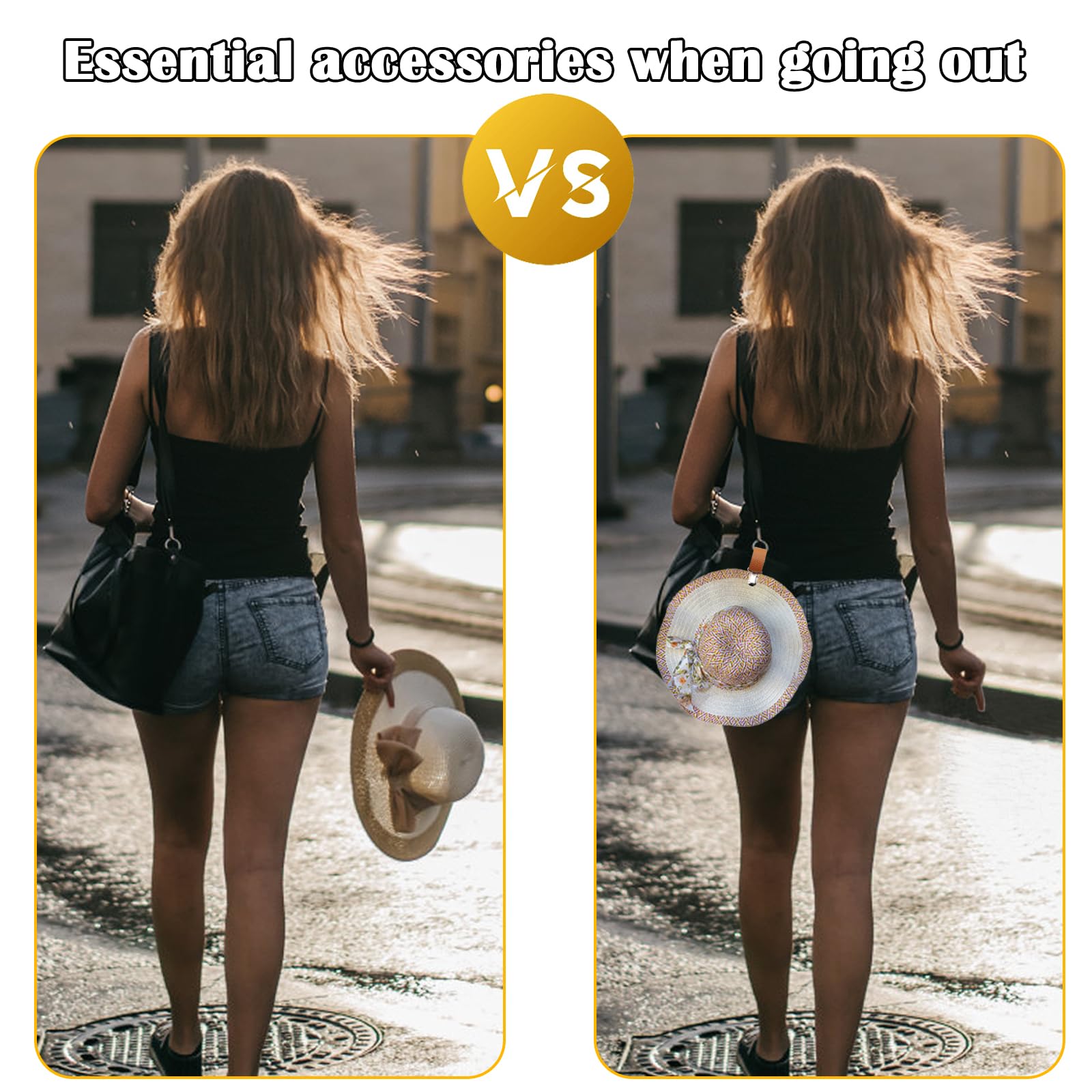 PU Leather Hat Clip for Travel - огляд і ціна Men'S Accessories Holder