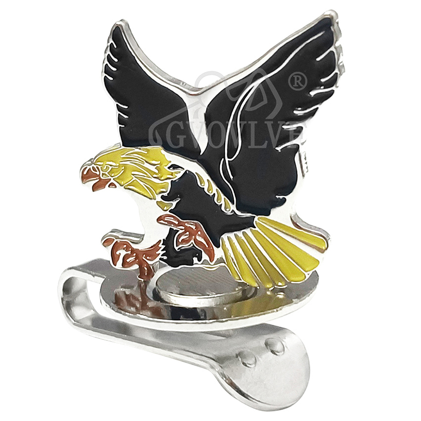 1pc Yellow Eagle Golf Hat Clip - огляд і ціна Men'S Yellow Accessories