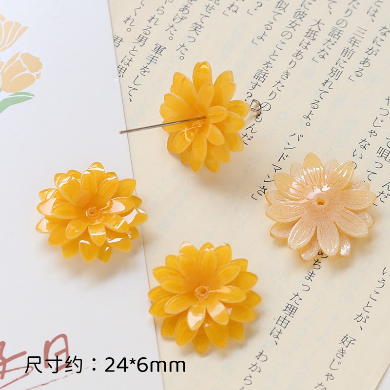 50pcs/lot 24mm yellow color pr - огляд і ціна Men'S Yellow Accessories